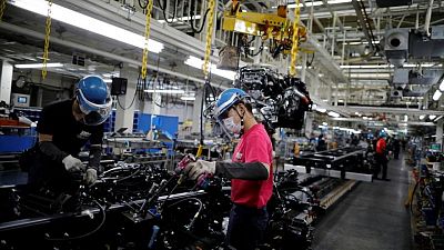 Japan's July factory output slips as COVID-19 hits car production
