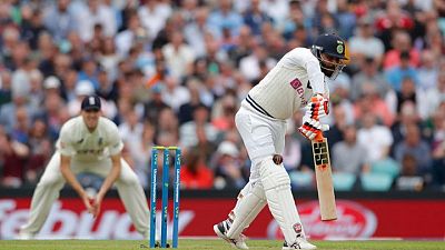Cricket-England in charge at Oval after seamers wreck India's top order Cricket-England in charge at Oval after seamers wreck India's top order