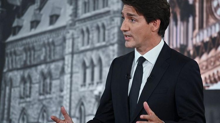 Canada's Trudeau on defensive over election call, few big blows landed at first debate