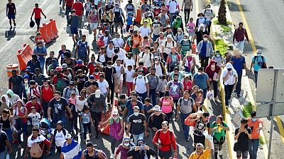 New migrant caravan sets off for U.S. from southern Mexico New migrant caravan sets off for U.S. from southern Mexico