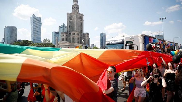 EU warns Polish regions they could lose funding over 'LGBT-free' zones