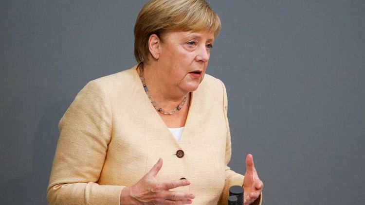 Merkel's conservatives slump to record low before German vote