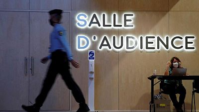 Suspects arriving in Paris courtroom ahead of jihadist attacks trial Suspects arriving in Paris courtroom ahead of jihadist attacks trial
