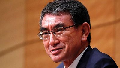 الوزير الياباني المسؤول عن حملة التطعيم يعلن ترشحه لرئاسة الحزب الحاكم