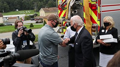 Biden commemorates 9/11 anniversary with stops at all three attack sites Biden commemorates 9/11 anniversary with stops at all three attack sites
