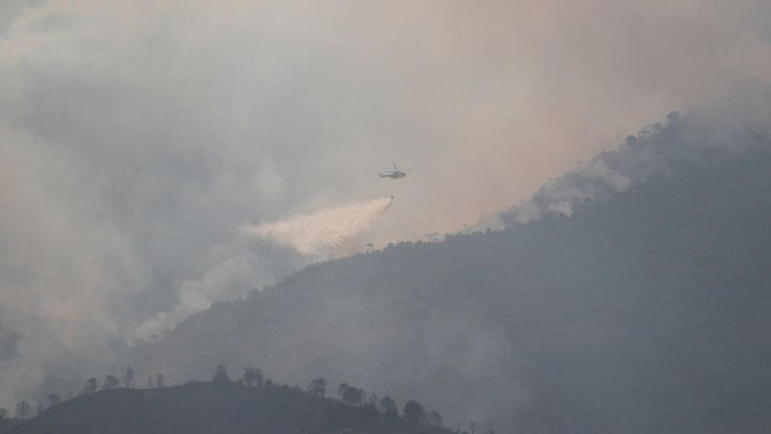 Anger as Spanish wildfire blazes for fourth day