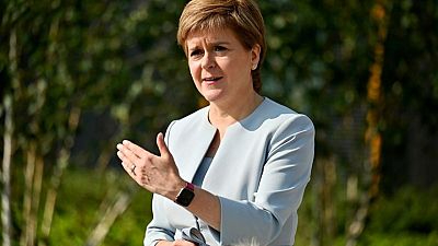 Scotland's Sturgeon calls on UK leader to reassess Cambo oilfield Scotland's Sturgeon calls on UK leader to reassess Cambo oilfield