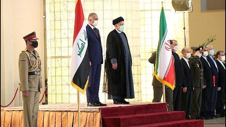 Iraqi PM becomes first foreign leader to meet Iran's Raisi