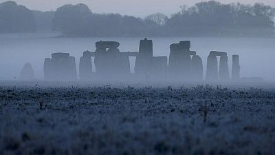 Major repair work starts at Stonehenge's stone circle Major repair work starts at Stonehenge's stone circle