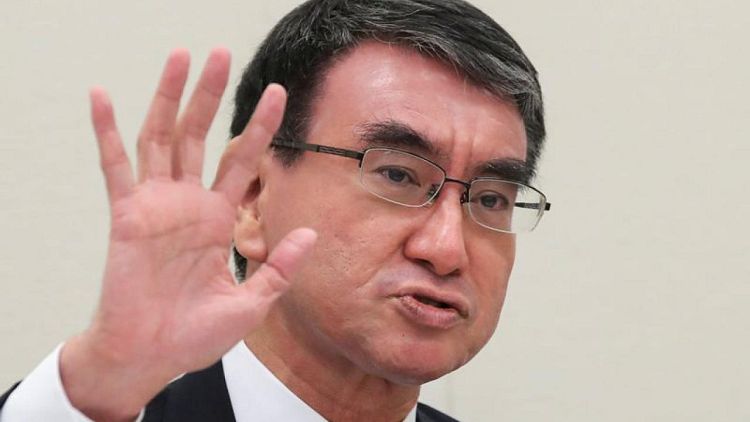 Kono, aspirante a primer ministro de Japón, quiere que el estímulo se centre en renovables y 5G