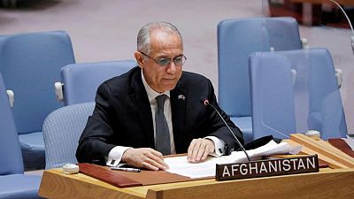 U.N. envoy of ousted Afghan government asks to keep New York seat