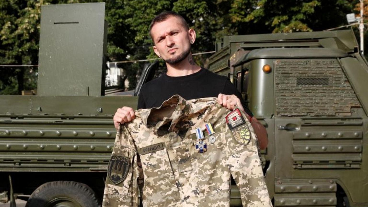 Gay war veteran speaks out for equal rights in Ukraine's military