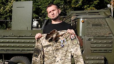 Gay war veteran speaks out for equal rights in Ukraine's military