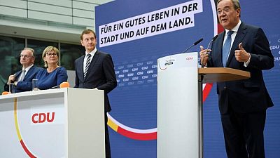 Struggling Laschet attacks rival on economy as German vote looms