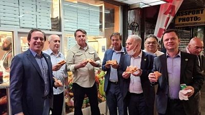 Vaccine skeptic Bolsonaro gets a pass at U.N. but not New York restaurants Vaccine skeptic Bolsonaro gets a pass at U.N. but not New York restaurants