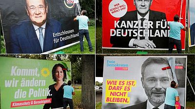 German Social Democrats' lead narrows days before election