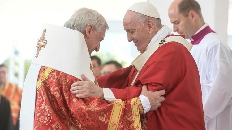 Slovak bishop who met Pope Francis last week tests positive for COVID