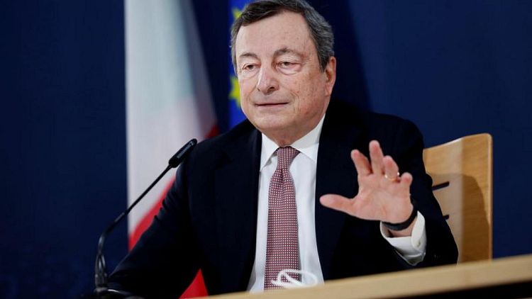 Italy's Draghi vows no tax hikes, hailed as saviour by big business