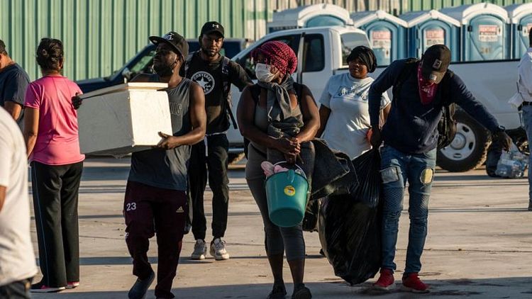 Haitian migrants on the move weigh jobs in Mexico after clearout