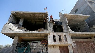 غزة تبدأ في إعادة بناء منازل تعرضت للدمار في حرب مايو غزة تبدأ في إعادة بناء منازل تعرضت للدمار في حرب مايو