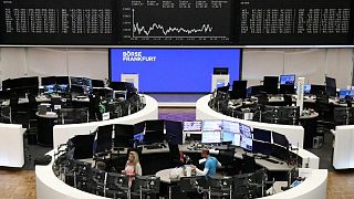 European shares rise on German election relief, oil surge