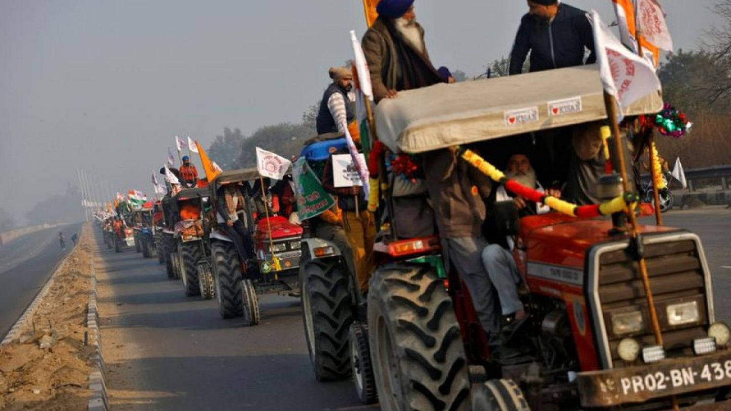 Indian farmers stage nationwide protests against reforms | Euronews
