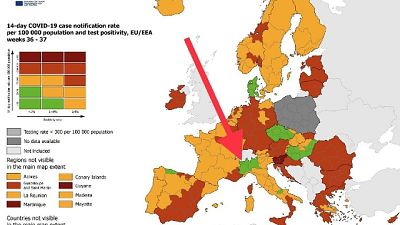 Governatore cita dati europei sulla diffusione del virus