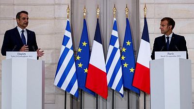 Macron tells Europe to 'stop being naive' after France signs defence deal with Greece