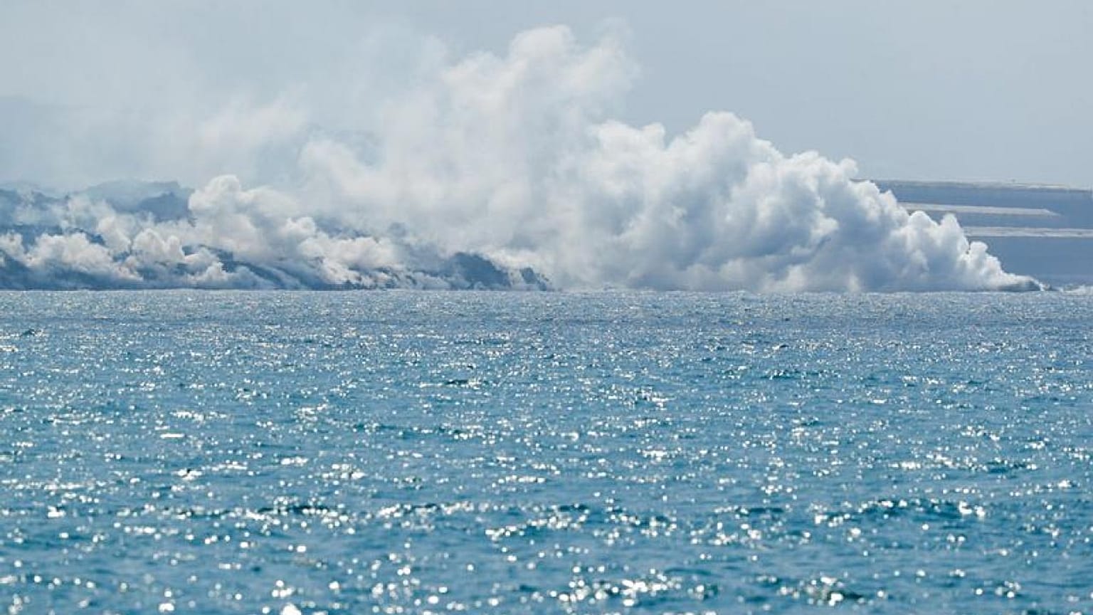 Spain's La Palma gains ground from the sea as lava piles up