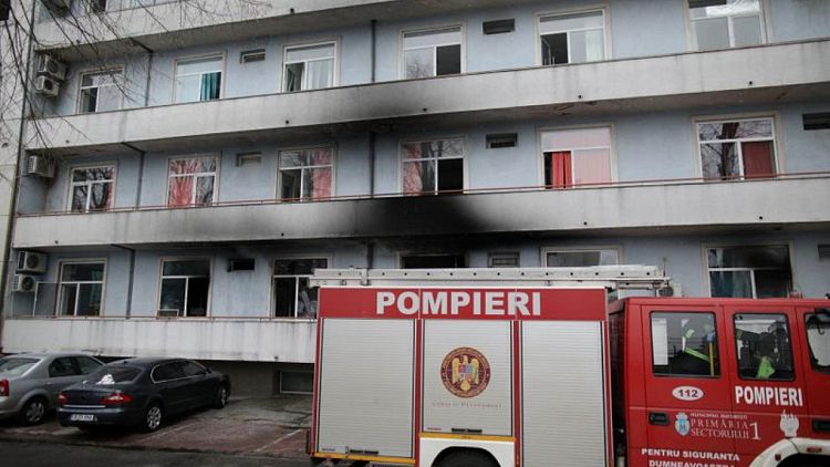Fire at COVID-19 hospital in Romania kills nine people