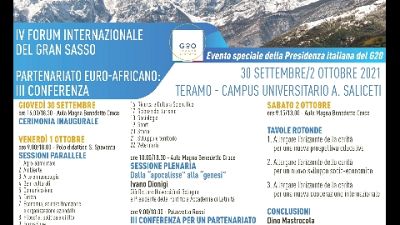 Intervento al 4/o Forum Internazionale del Gran Sasso Intervento al 4/o Forum Internazionale del Gran Sasso