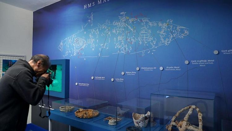 تركيا تحول حطام سفن من الحرب العالمية الأولى إلى متحف في قاع البحر