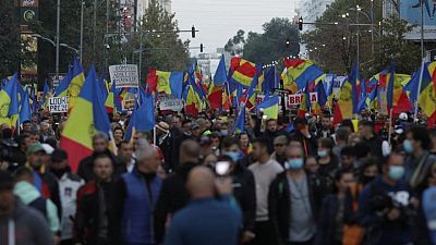 Thousands rally in Romania against coronavirus restrictions Thousands rally in Romania against coronavirus restrictions