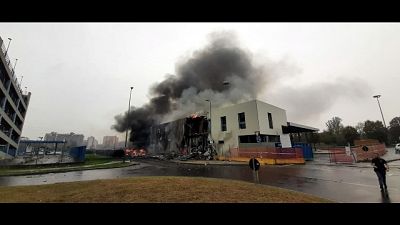 A San Donato Milanese, ultraleggero in fiamme A San Donato Milanese, ultraleggero in fiamme