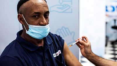 Israel requires COVID-19 booster shots for stricter "green pass" Israel requires COVID-19 booster shots for stricter "green pass"