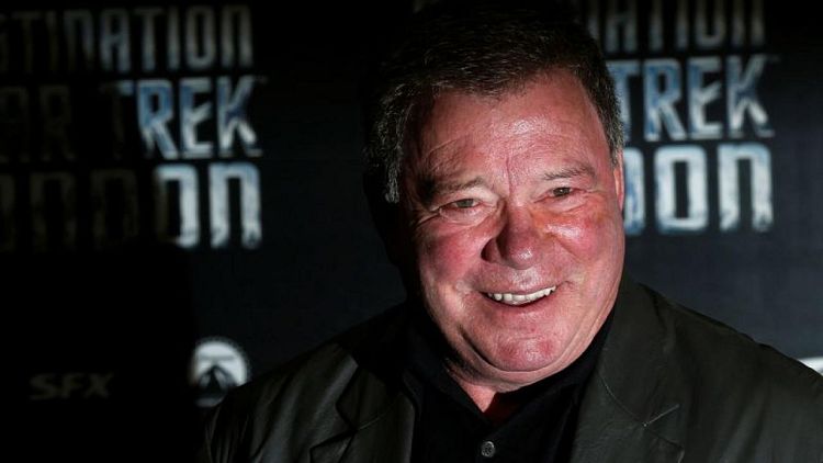 From soundstage to space: "Star Trek" actor Shatner  on board for Blue Origin rocket launch