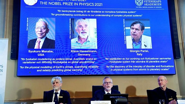 Manabe, Hasselmann y Parisi ganan el Premio Nobel de Física 2021