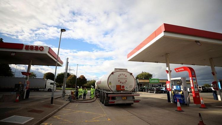 Fuel shortages ease off in London - UK retailers