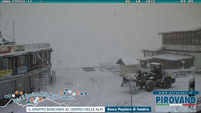 Fronte freddo porta anticipo d'inverno sopra i 1.500 metri Fronte freddo porta anticipo d'inverno sopra i 1.500 metri