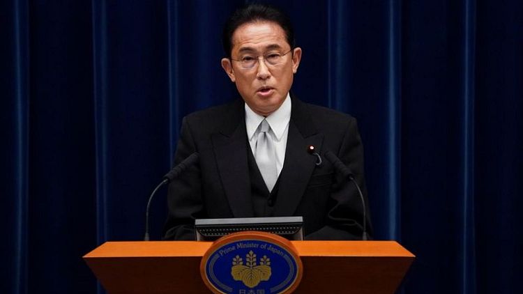 New Japan PM Kishida off to rocky start in polling