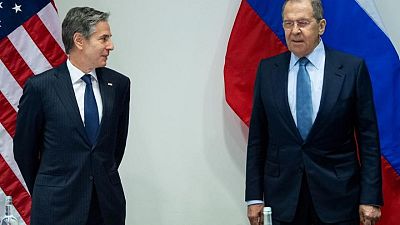 بلينكن يقول إنه بحث مع لافروف الاتفاق النووي الإيراني بلينكن يقول إنه بحث مع لافروف الاتفاق النووي الإيراني