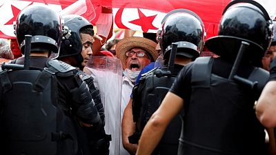 Tunisia closes unlicensed TV station critical of president Tunisia closes unlicensed TV station critical of president