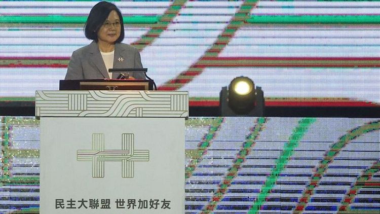 Taiwan president to pledge defence of sovereignty, democracy