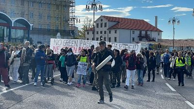In ottomila sfilano, no apartheid. Secondo corteo della giornata In ottomila sfilano, no apartheid. Secondo corteo della giornata