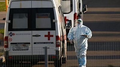 Russia's daily COVID-19 death toll hovers near all-time high Russia's daily COVID-19 death toll hovers near all-time high