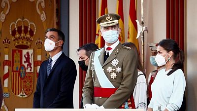 Sánchez insta a la unidad en el regreso del desfile militar en la fiesta nacional