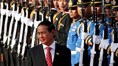 Ex-Myanmar president says army tried to force him to cede power hours before coup Ex-Myanmar president says army tried to force him to cede power hours before coup
