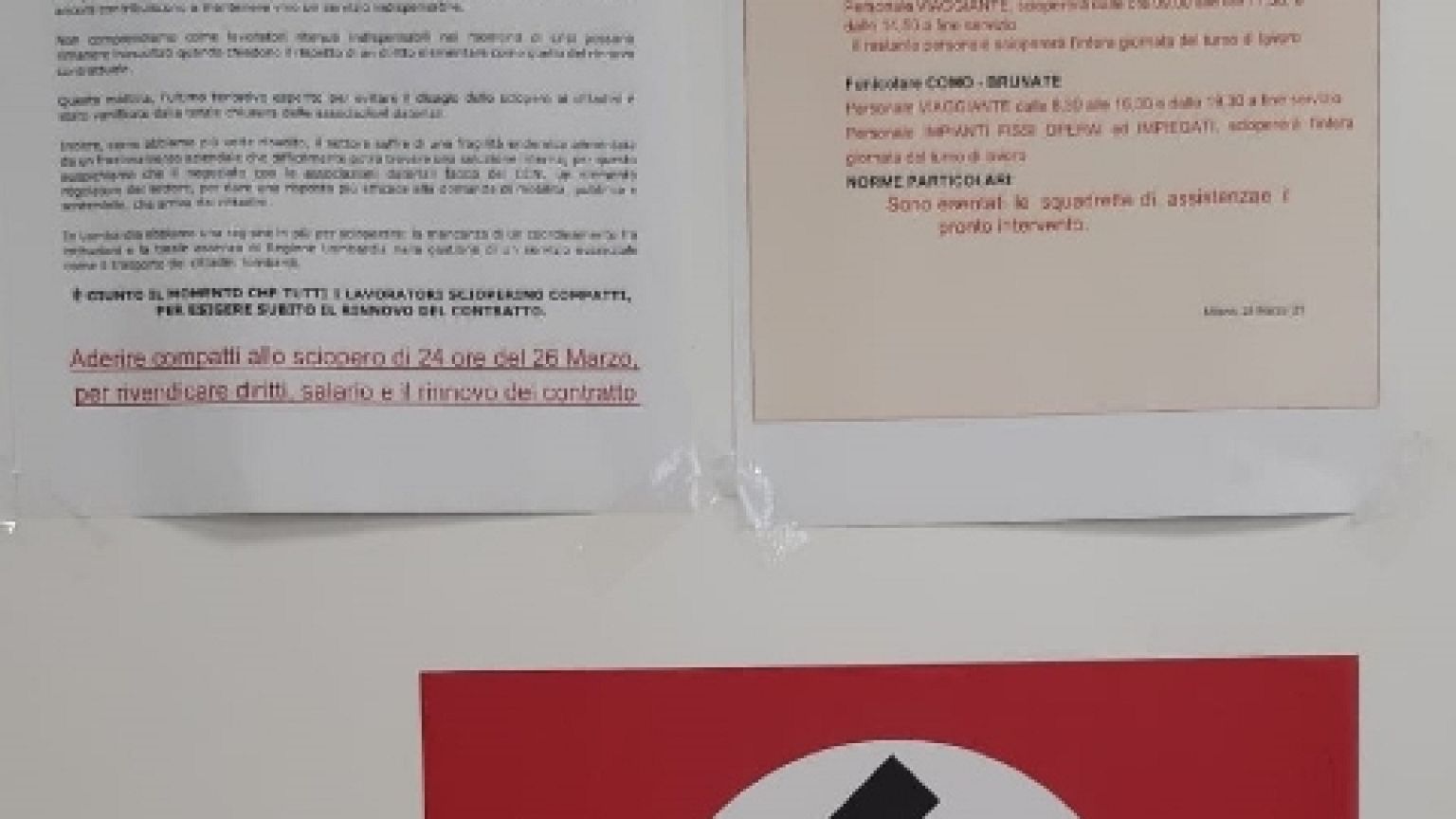 Al deposito Atm di San Donato