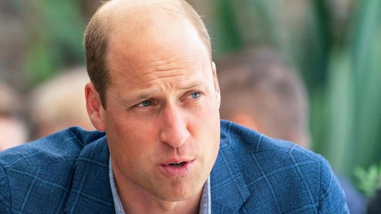 UK's Prince William says great minds should focus on saving Earth not space travel