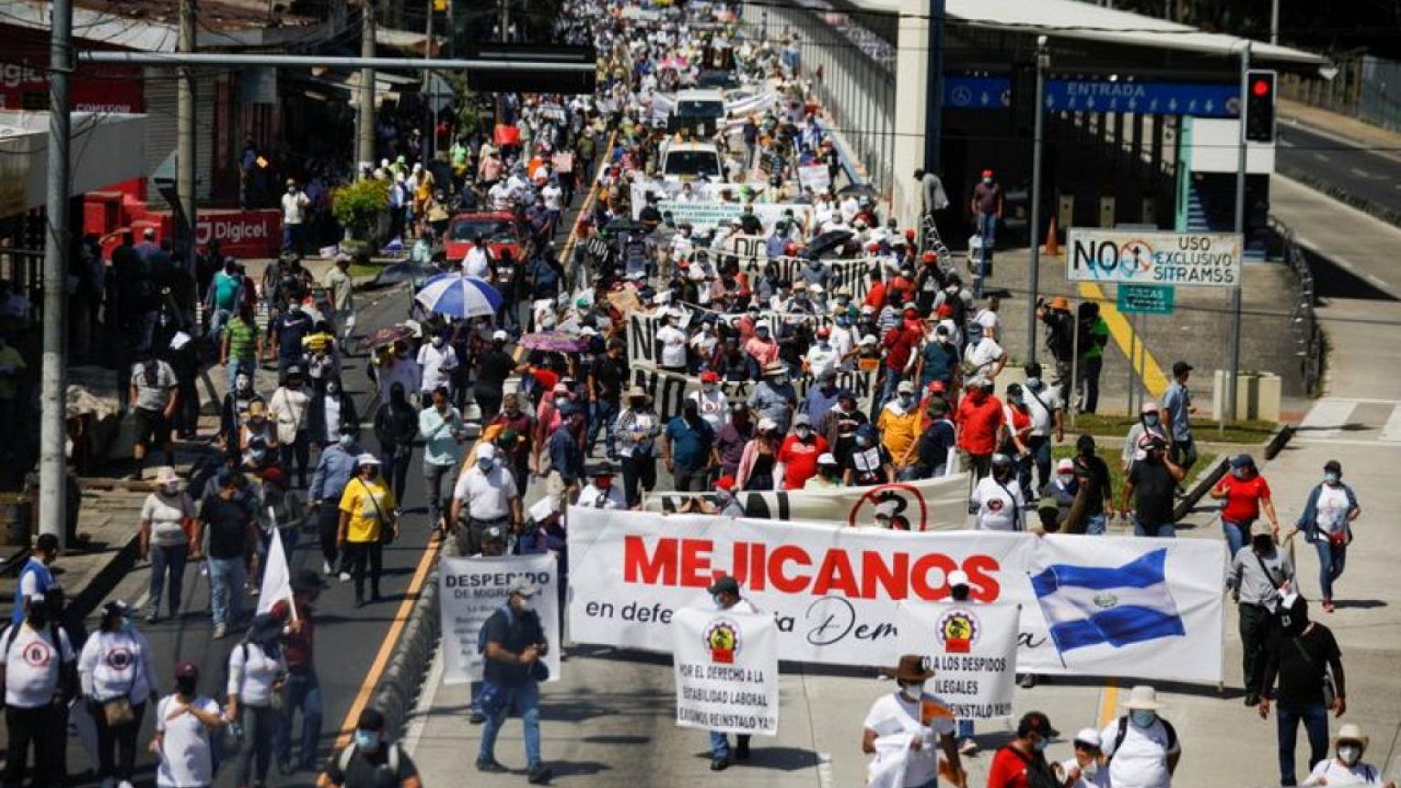 Thousands in El Salvador join protests against Bukele government